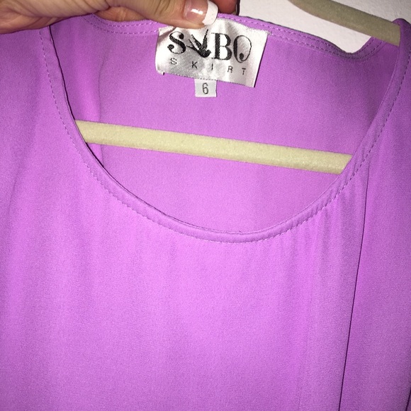 Sabo Skirt Dress with cool back and high low - Picture 3 of 7